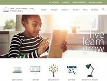 Tablet Screenshot of nchcpl.org